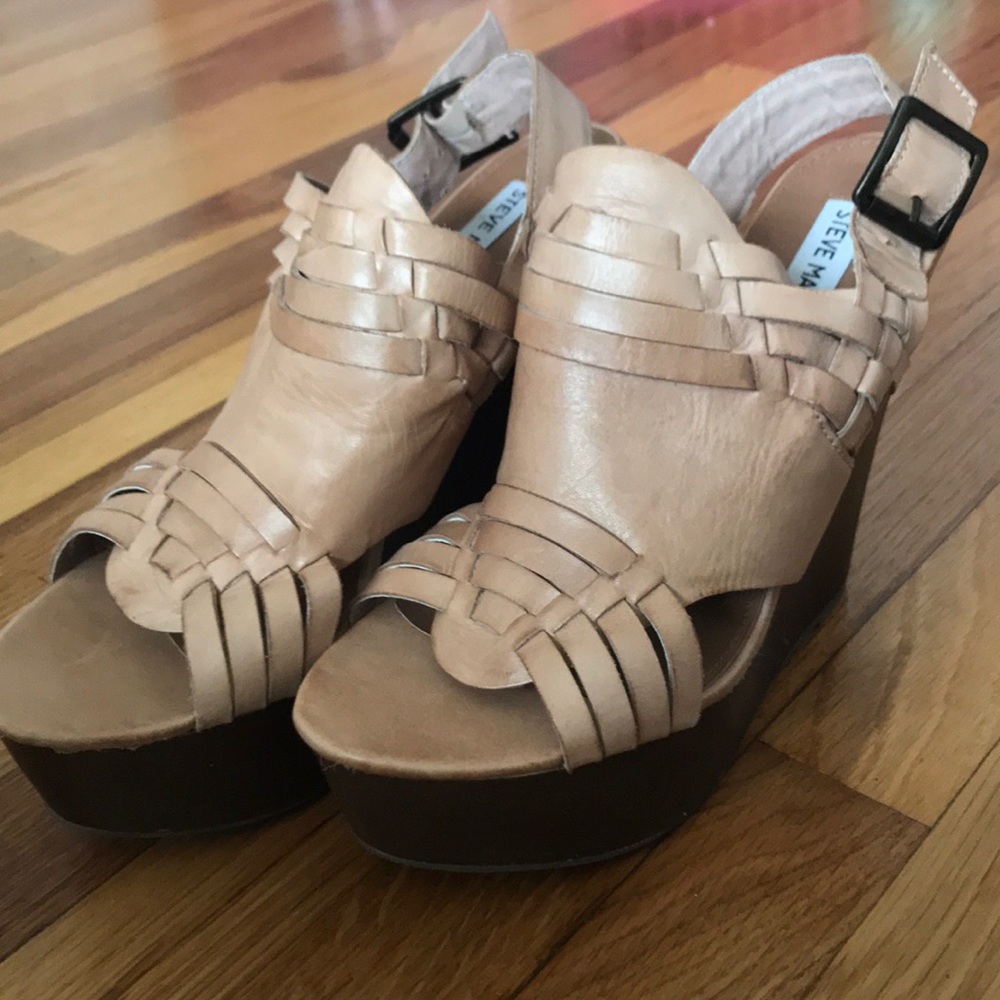 Steve Madden Wedge Sandals- women’s size 10